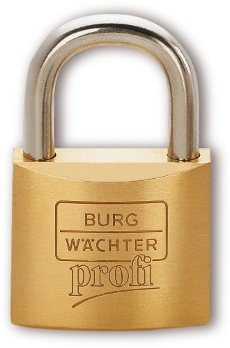 Burg Wächter 116 oder Profi Vorhängeschloss Messing 10 x 32 x 33 mm von BURG-WÄCHTER
