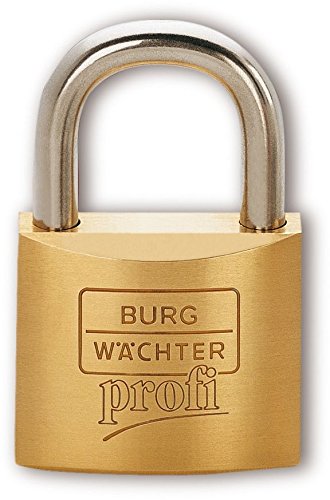 Burg Wächter 116 oder Profi Vorhängeschloss Messing 6 x 23 x 22 mm von BURG-WÄCHTER