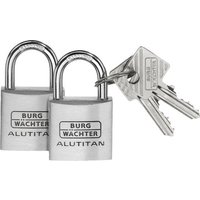 Burg Wächter 36161 Vorhängeschloss 40.00mm gleichschließend Aluminium Schlüsselschloss Burg Wächter 36161 Vorhängeschloss 40.00mm gleichschließend Aluminium Schlüsselschloss von Burg Wächter