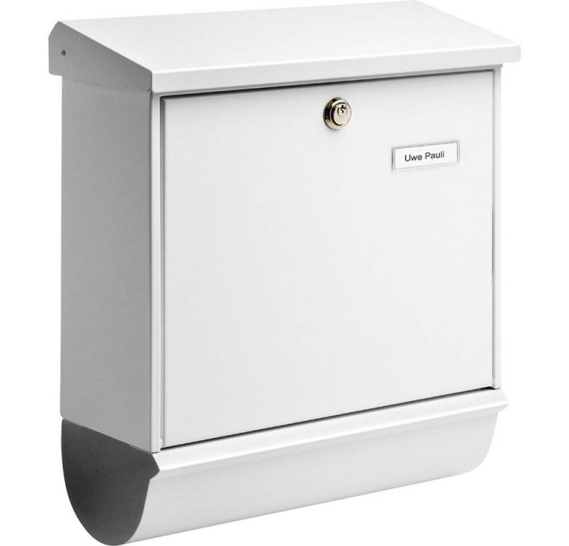 Burg Wächter Briefkasten Burg Wächter 32670 COMFORT-Set 91300 W Briefkasten Stahlblech Weiß Sch von Burg Wächter