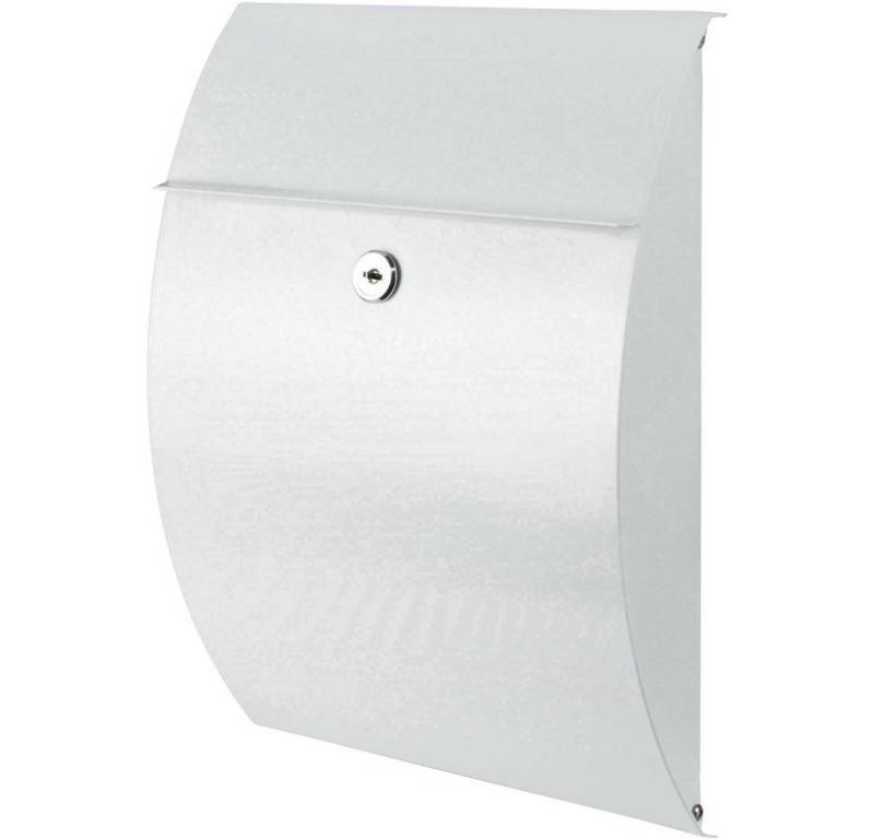 Burg Wächter Briefkasten Burg Wächter 38700 CAPRI 813 W Briefkasten Stahlblech Weiß Schlüsselsc von Burg Wächter