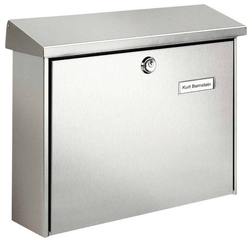 Burg Wächter Briefkasten Burg Wächter 8140 AMRUM 3867 NI Briefkasten Edelstahl Silber Schlüssel Burg Wächter Briefkasten Burg Wächter 8140 AMRUM 3867 NI Briefkasten Edelstahl Silber Schlüssel von Burg Wächter