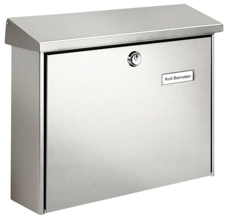 Burg Wächter Briefkasten Burg Wächter 8140 AMRUM 3867 NI Briefkasten Edelstahl Silber Schlüssel von Burg Wächter