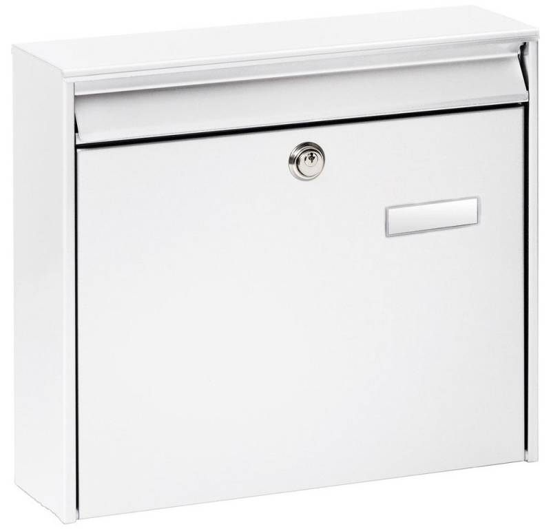 Burg Wächter Briefkasten Burg Wächter POTSDAM 877 W Briefkasten Stahlblech Weiß von Burg Wächter