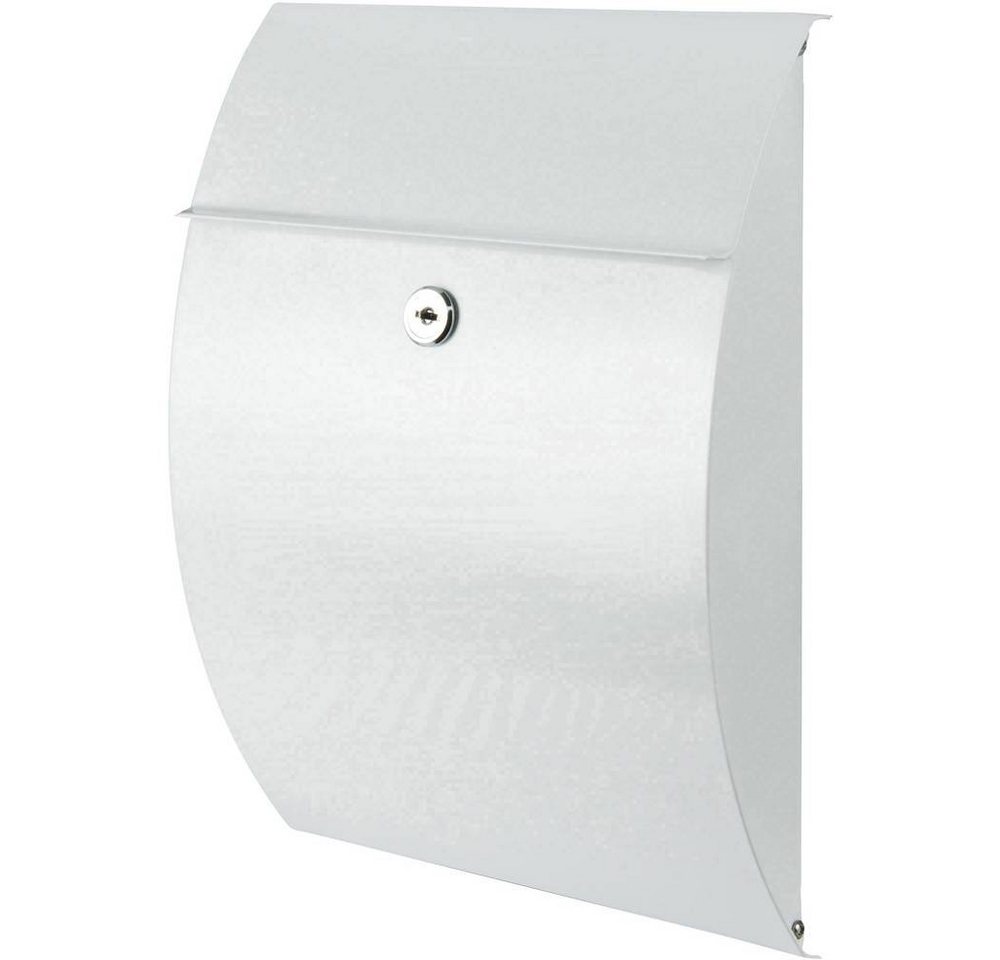 Burg Wächter Briefkasten Stahlblech-Briefkasten Capri 813 W 38700 von Burg Wächter