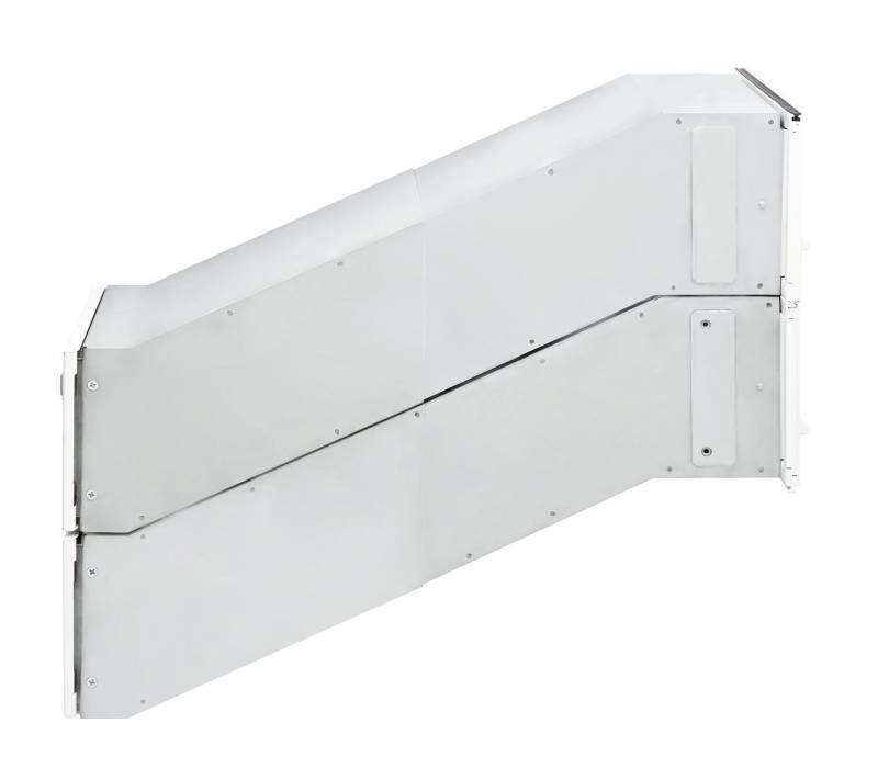 Burg Wächter Durchwurfbriefkasten verzinkt weiß 130 x 260 x 490 mm von Burg-Wächter