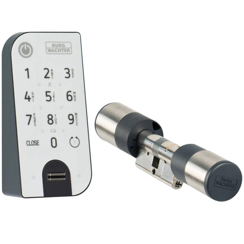 Burg-Wächter Elektr. Türschloss-Set ENTRYeasy 7602 FP Pin Fingerscan Notschloss von Burg Wächter