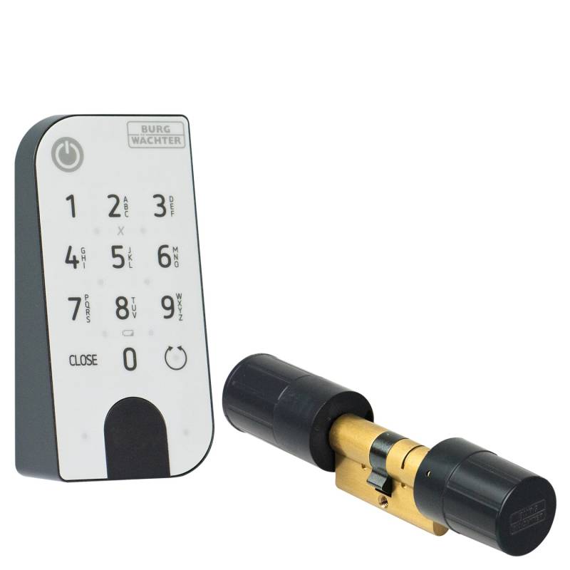 Burg-Wächter Elektr. Türschloss-Set ENTRYhome 5001 PIN Öffnung per Pincode von Burg Wächter
