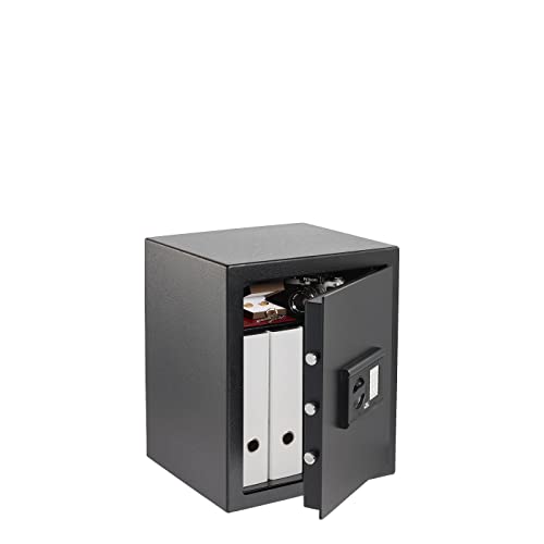 Burg-Wächter Möbeltresor mit elektronischem Zahlenschloss, Home-Safe, Sicherheitsstufe B, Feuerschutz DIN 4102, ECB S-zertifiziert, 45,3 l, 49 kg, H 240 E, Schwarz von BURG-WÄCHTER