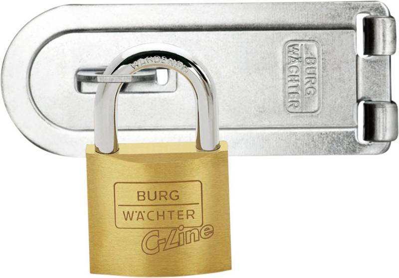 Burg Wächter Türriegel Burg Wächter Panzerüberfalle 120 x 48 mm von Burg Wächter