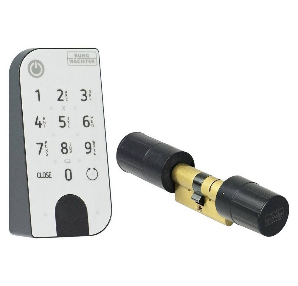 Burg Wächter Türschließer ENTRY Home 5001 PIN Zylinder + Keypad 50010 von Burg Wächter