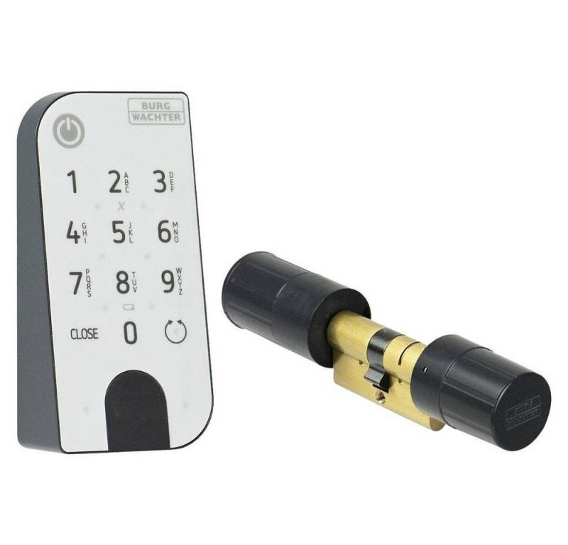 Burg Wächter Türschließer ENTRY Home 5001 PIN Zylinder + Keypad 50010 von Burg Wächter