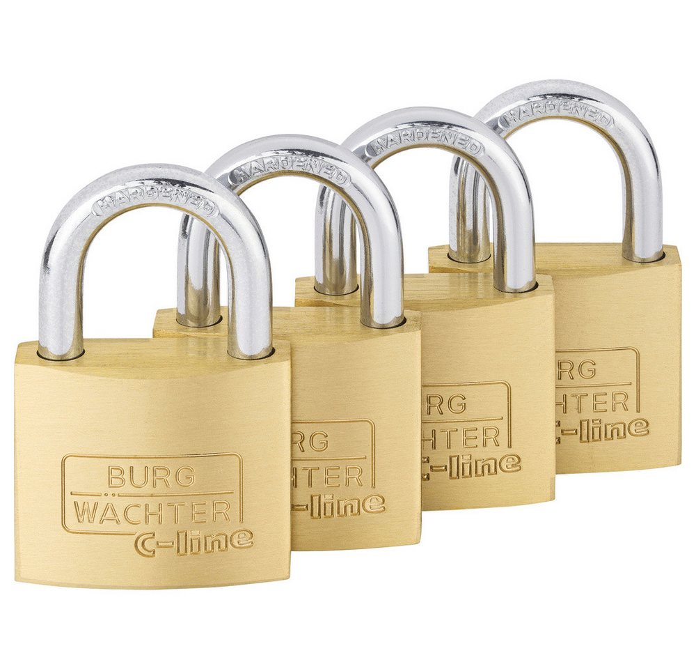 Burg Wächter Vorhängeschloss Burg Wächter 4er Set Set Quadro 222 40 SB Vorhängeschloss gleichschli Burg Wächter Vorhängeschloss Burg Wächter 4er Set Set Quadro 222 40 SB Vorhängeschloss gleichschli von Burg Wächter