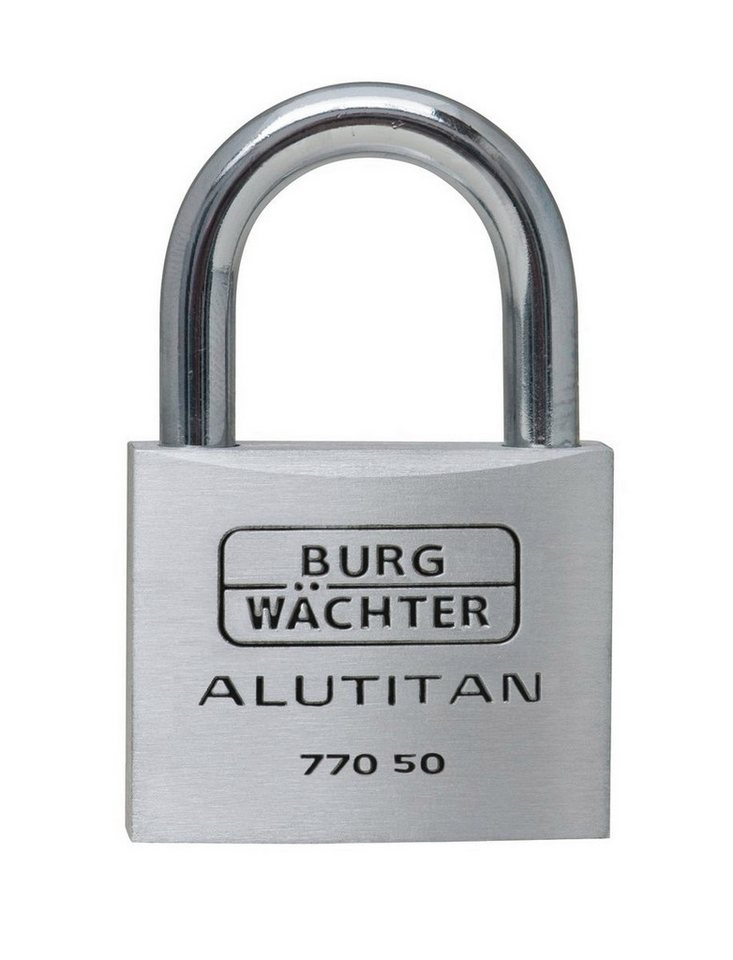 Burg Wächter Türbeschlag Burg-W Vorhangschloss aus Aluminium 770 50 Alutitan von Burg Wächter