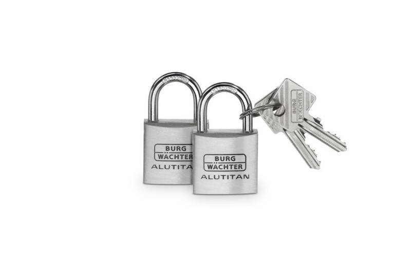 Burg Wächter Vorhängeschloss Duo 700 30 16.0 x 17.0 mm - 2 Stück von Burg-Wächter