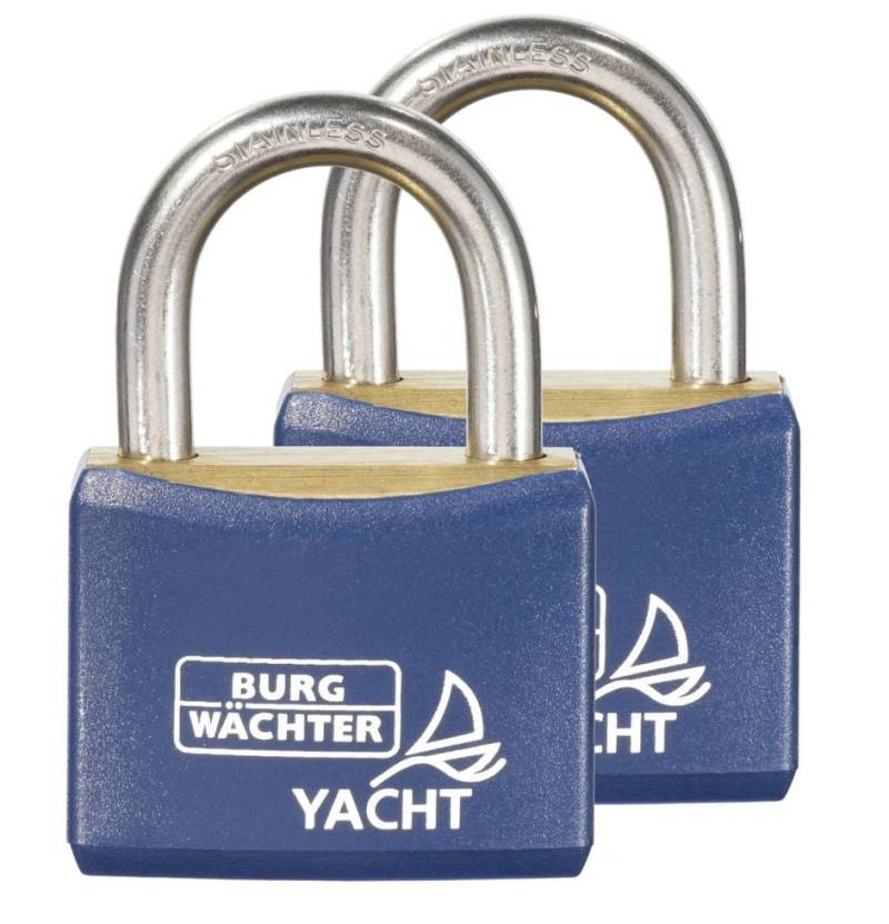 Burg Wächter Vorhängeschloss Duo 460 Ni 40 SB Yacht 22.0 x 23.5 mm von Burg-Wächter