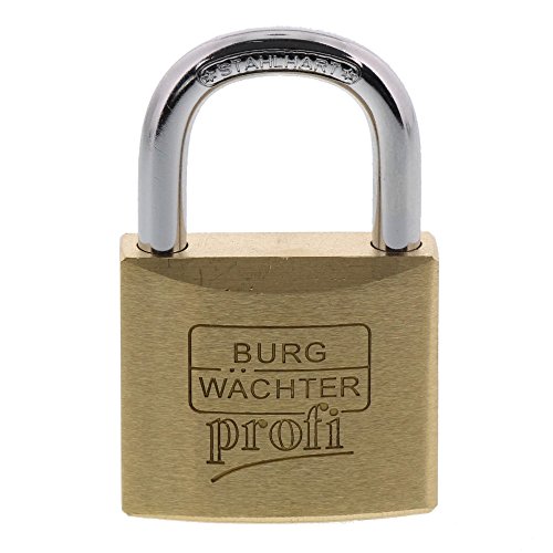 Burg-Wächter Vorhängeschloss, Profi 116 40 SB, Inkl. 2 Schlüssel, Bügelstärke: 6 mm von Burg Wächter