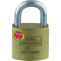 Burg-Wächter Vorhangschloss Diamant D 600 50 Messing massiv von Burg-Wächter