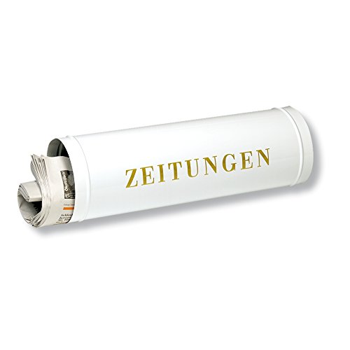 Burg-Wächter Zeitungsrolle mit Seitendeckel, Briefkastenergänzung, Rund, Verzinkter Stahl, 800 W, Weiß (ähnlich RAL 9016) Burg-Wächter Zeitungsrolle mit Seitendeckel, Briefkastenergänzung, Rund, Verzinkter Stahl, 800 W, Weiß (ähnlich RAL 9016) von BURG-WÄCHTER