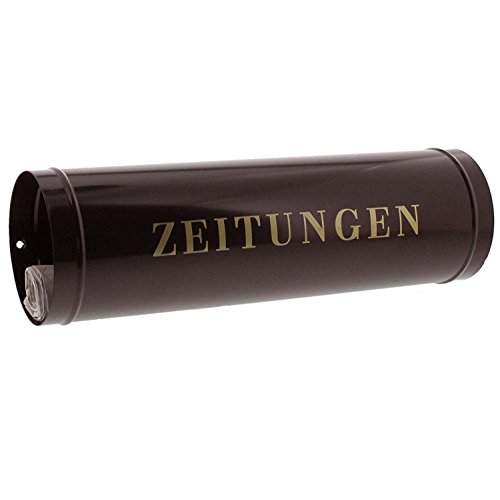 Burg-Wächter Zeitungsrolle mit Seitendeckel, Briefkastenergänzung, Rund, Verzinkter Stahl, 800 BR, Braun (ähnlich RAL 8014) Burg-Wächter Zeitungsrolle mit Seitendeckel, Briefkastenergänzung, Rund, Verzinkter Stahl, 800 BR, Braun (ähnlich RAL 8014) von BURG-WÄCHTER