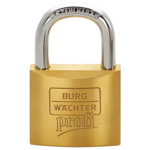 Burgwächter 116 Profi-Vorhängeschloss, 10 x 32 x 33 mm, Messing Burgwächter 116 Profi-Vorhängeschloss, 10 x 32 x 33 mm, Messing von BURG-WÄCHTER