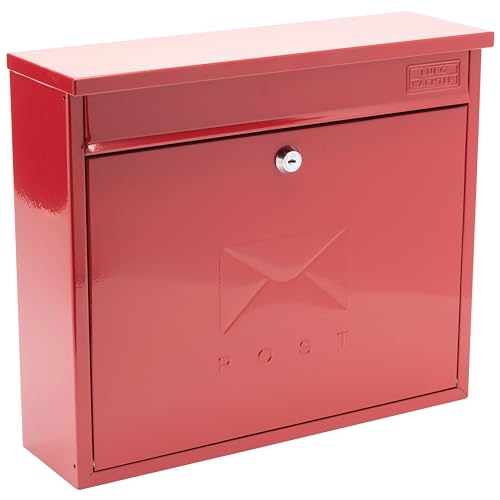 Sterling MB02G Elegance Briefkasten, Rot von Burg Wächter