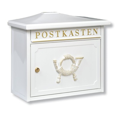 Stahlblech-Briefkasten Sylt 1883 weiß von Burg-wächter