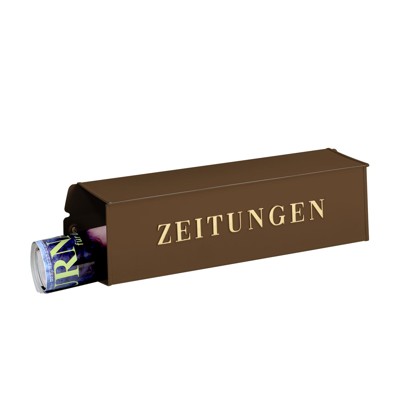 Zeitungsbox 808 kupferfarbig von Burg-wächter