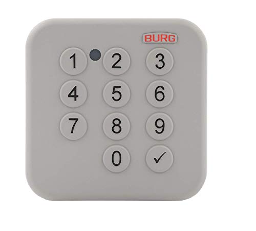 BURG Elektronisches Zahlenschloss Keypad Outdoor IP54 (Elektronikschloss, Codeschloss, Schrankschloss) von BURG