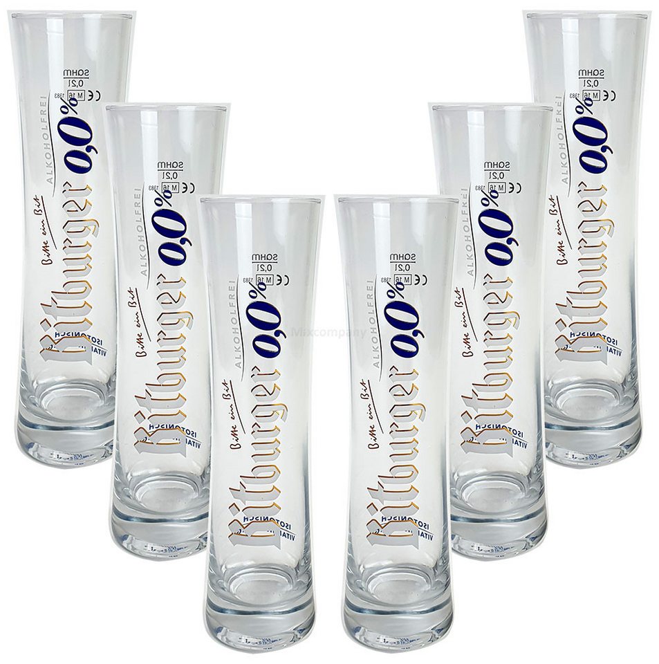 Burg Bierglas Bitburger Alkoholfrei Bierglas - Glas / Gläser Set - 4x Biergläser Burg Bierglas Bitburger Alkoholfrei Bierglas - Glas / Gläser Set - 4x Biergläser von Burg