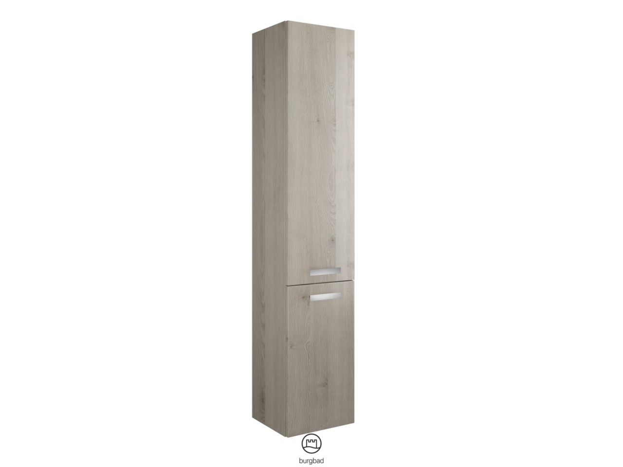 Burgbad Euro Hochschrank HSBA035, 1760x350x320 Eiche Dekor Flanelle HSBA035LF3866G0090 von Burgbad