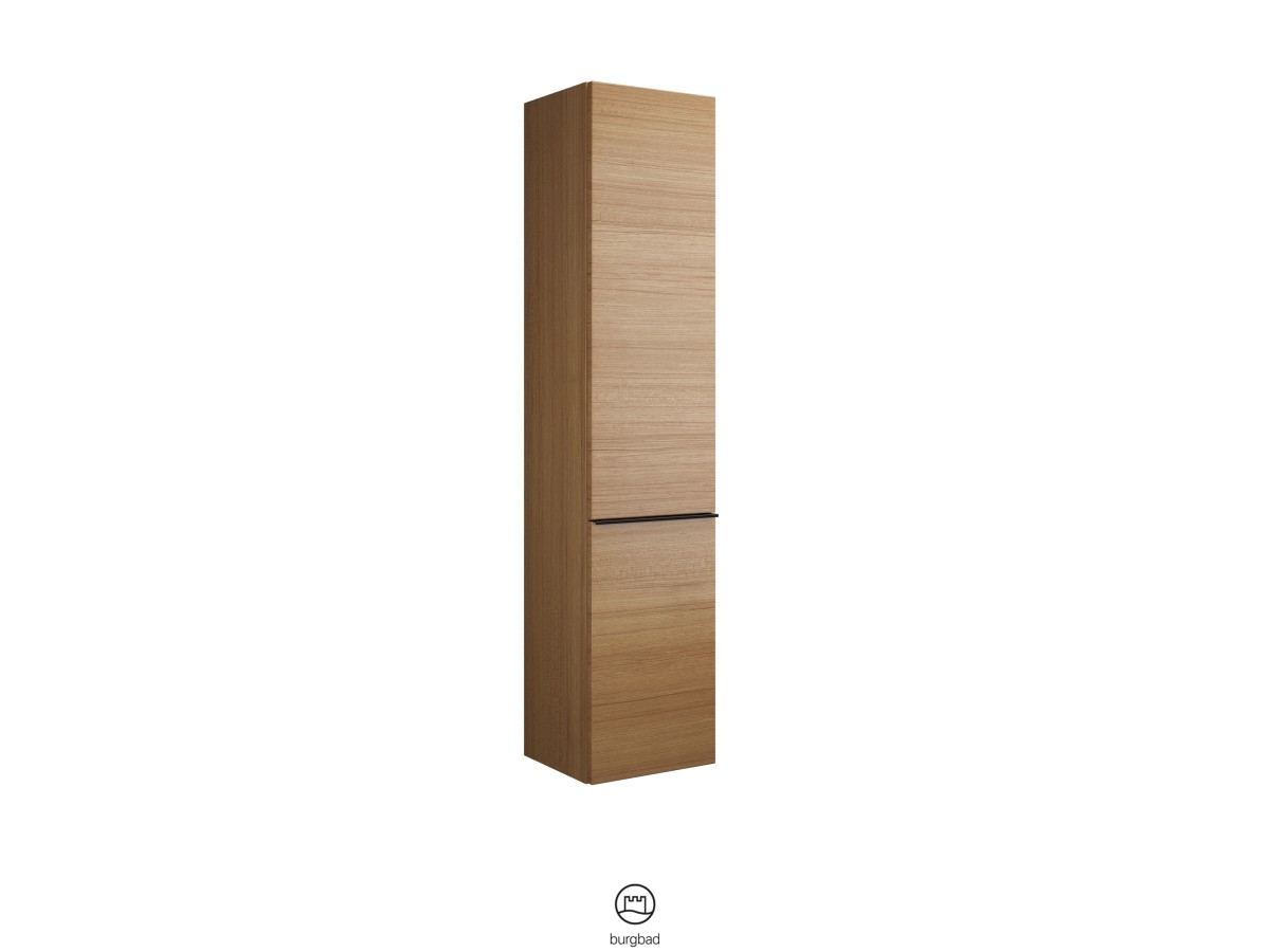 Burgbad Hochschrank Fiumo HSLW035L,1600x350x320 Tectona Dekor Zimt HSLW035LF3960G0200 von Burgbad