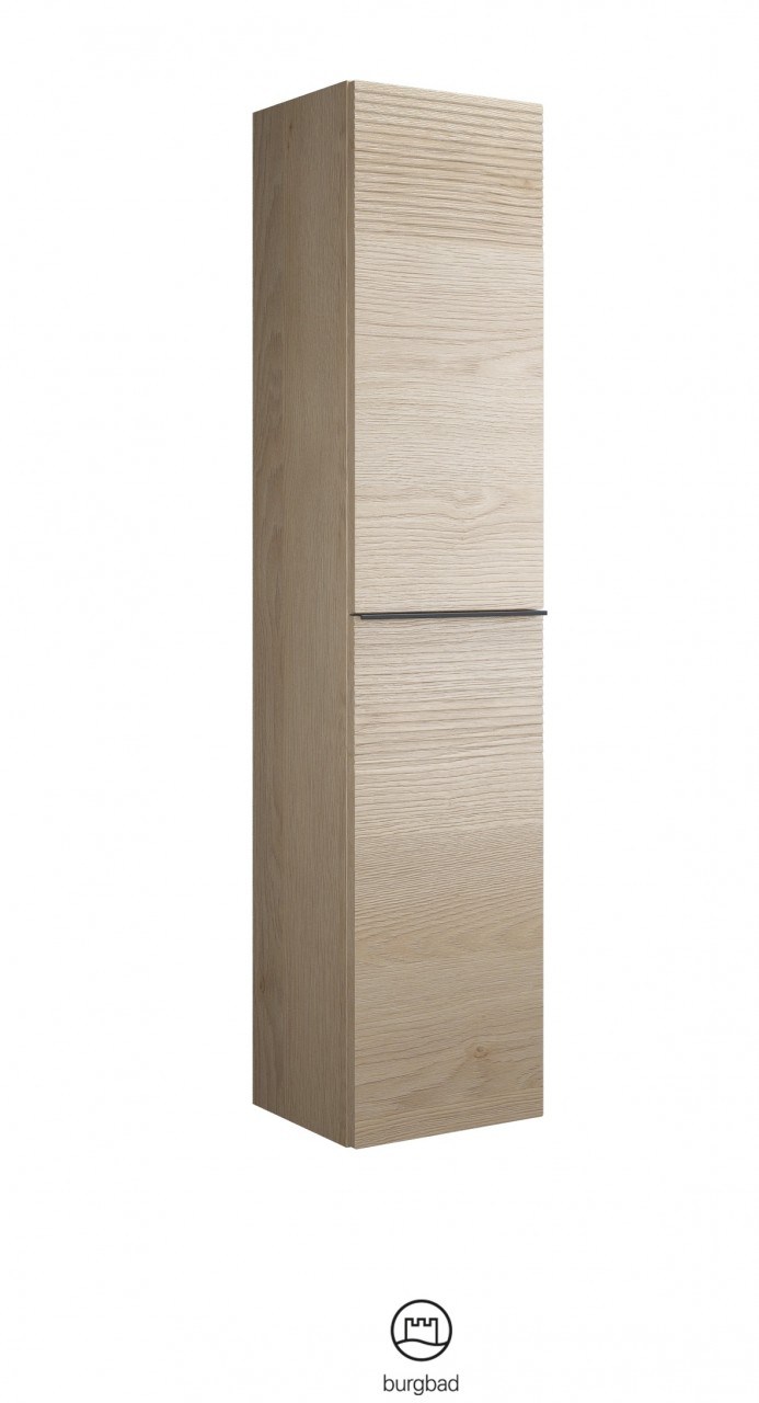 Burgbad Hochschrank Fiumo HSLX035L,1600x350x320 Eiche Dekor Cashmere HSLX035LF3959G0200 von Burgbad