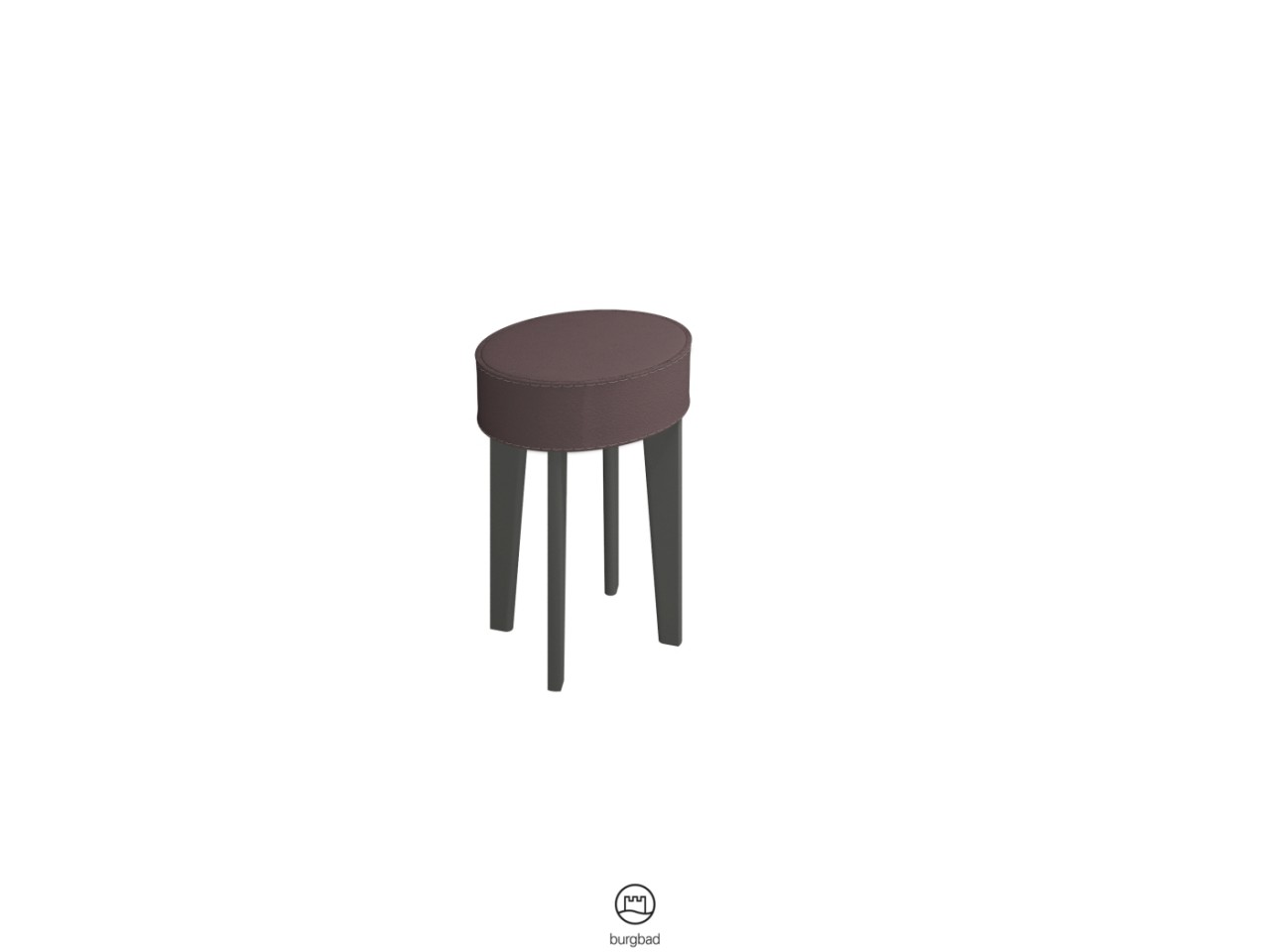 Burgbad Hocker Diva 2.0 PG1 500x355x295 Dunkelgrau Matt, SFJJ035F3044 SFJJ035F3044 von Burgbad