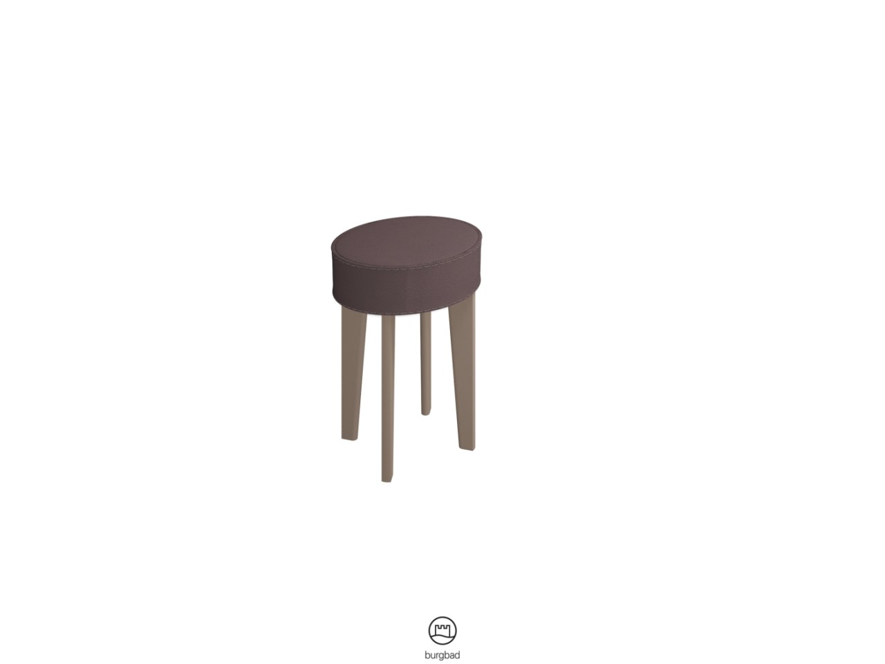 Burgbad Hocker Diva 2.0 PG1 500x355x295 Schilf Matt, SFJJ035F3041 SFJJ035F3041 von Burgbad