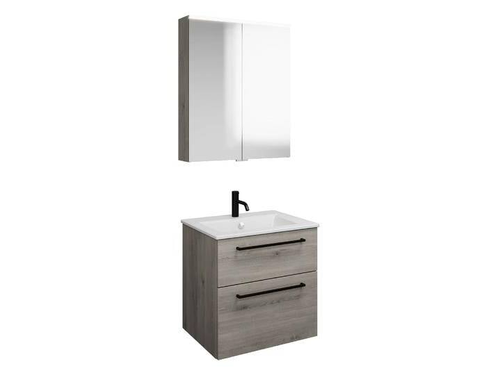 burgbad Eqio Badmöbel-Set 65 cm mit Keramik-Waschtisch Slim und Unterschrank mit Stangengriff G0234, mit Spiegelschrank 2370134 burgbad Eqio Badmöbel-Set 65 cm mit Keramik-Waschtisch Slim und Unterschrank mit Stangengriff G0234, mit Spiegelschrank 2370134 von Burgbad