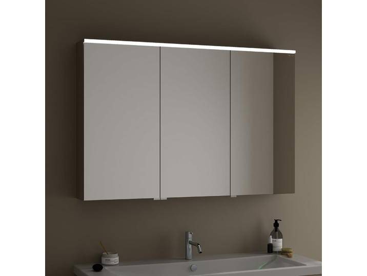 burgbad Eqio Spiegelschrank mit LED-Aufsatzleuchte 120 cm Links 2354233 von Burgbad