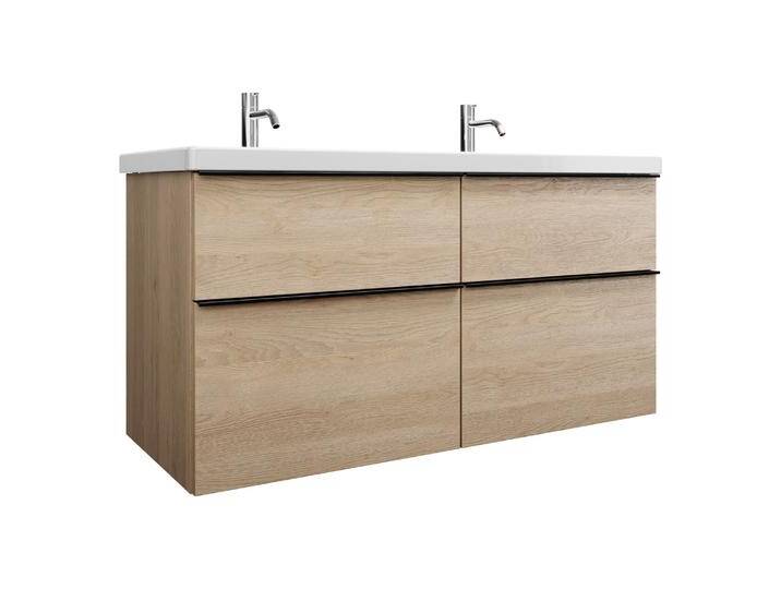 burgbad Eqio Waschtischkombination mit Keramik-Doppelwaschtisch, 123 cm, mit Griffleiste G0252 2268976 burgbad Eqio Waschtischkombination mit Keramik-Doppelwaschtisch, 123 cm, mit Griffleiste G0252 2268976 von Burgbad