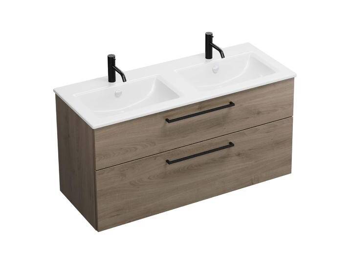 burgbad Eqio Waschtischkombination mit Keramik-Doppelwaschtisch Slim, 122 cm, mit Stangengriff G0234 2367856 burgbad Eqio Waschtischkombination mit Keramik-Doppelwaschtisch Slim, 122 cm, mit Stangengriff G0234 2367856 von Burgbad