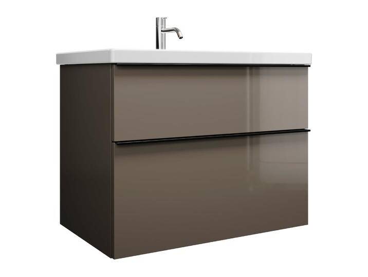 burgbad Eqio Waschtischkombination mit Keramik-Waschtisch, 83 cm, mit Griffleiste G0252 2268471 burgbad Eqio Waschtischkombination mit Keramik-Waschtisch, 83 cm, mit Griffleiste G0252 2268471 von Burgbad
