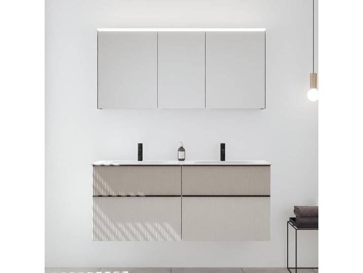 burgbad Fiumo 2.0 Badmöbelset 142 cm mit Waschtisch mit Unterschrank mit Griff G0200 und Spiegelschrank 2378057 burgbad Fiumo 2.0 Badmöbelset 142 cm mit Waschtisch mit Unterschrank mit Griff G0200 und Spiegelschrank 2378057 von Burgbad