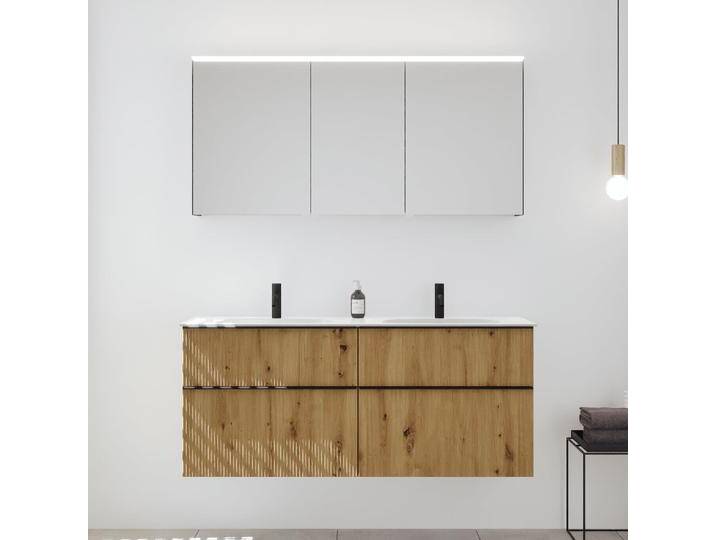 burgbad Fiumo 2.0 Badmöbelset 142 cm mit Waschtisch mit Unterschrank mit Griff G0200 und Spiegelschrank 2378355 burgbad Fiumo 2.0 Badmöbelset 142 cm mit Waschtisch mit Unterschrank mit Griff G0200 und Spiegelschrank 2378355 von Burgbad