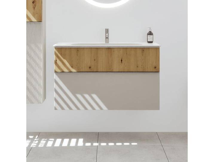 burgbad Fiumo 2.0 Mineralguss-Waschtisch mit Waschtischunterschrank 102 cm, mit Griff G0146 2377457 burgbad Fiumo 2.0 Mineralguss-Waschtisch mit Waschtischunterschrank 102 cm, mit Griff G0146 2377457 von Burgbad