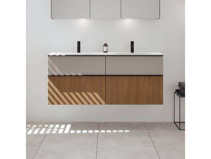 burgbad Fiumo 2.0 Mineralguss-Waschtisch mit Waschtischunterschrank 142 cm, mit Griff G0200 2377236 burgbad Fiumo 2.0 Mineralguss-Waschtisch mit Waschtischunterschrank 142 cm, mit Griff G0200 2377236 von Burgbad