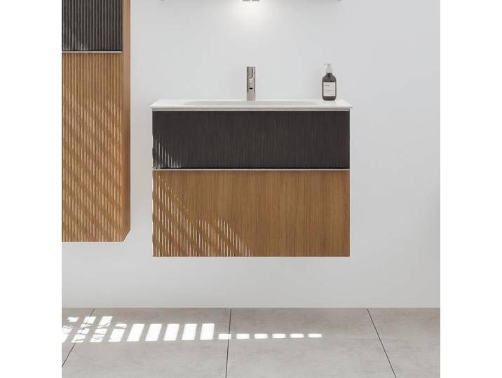 burgbad Fiumo 2.0 Mineralguss-Waschtisch mit Waschtischunterschrank 82 cm, mit Griff G0146 2377375 burgbad Fiumo 2.0 Mineralguss-Waschtisch mit Waschtischunterschrank 82 cm, mit Griff G0146 2377375 von Burgbad