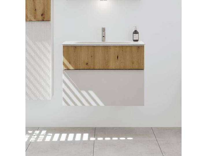 burgbad Fiumo 2.0 Mineralguss-Waschtisch mit Waschtischunterschrank 82 cm, mit Griff G0146 2377447 burgbad Fiumo 2.0 Mineralguss-Waschtisch mit Waschtischunterschrank 82 cm, mit Griff G0146 2377447 von Burgbad