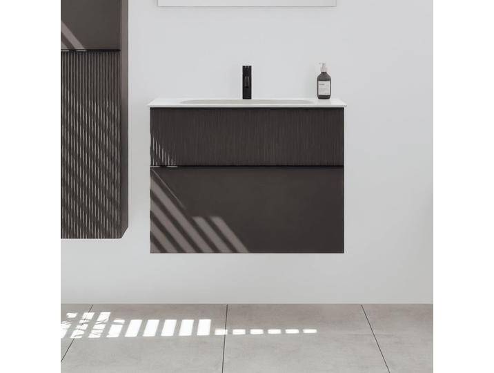 burgbad Fiumo 2.0 Mineralguss-Waschtisch mit Waschtischunterschrank 82 cm, mit Griff G0200 2377334 burgbad Fiumo 2.0 Mineralguss-Waschtisch mit Waschtischunterschrank 82 cm, mit Griff G0200 2377334 von Burgbad