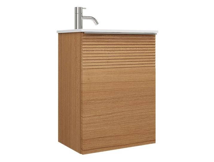 burgbad Fiumo Mineralguss-Waschtisch mit Unterschrank 47 cm, mit 1 Tür mit mit Plissée-Struktur Anschlag links, mit Griff G0146 2340559 burgbad Fiumo Mineralguss-Waschtisch mit Unterschrank 47 cm, mit 1 Tür mit mit Plissée-Struktur Anschlag links, mit Griff G0146 2340559 von Burgbad