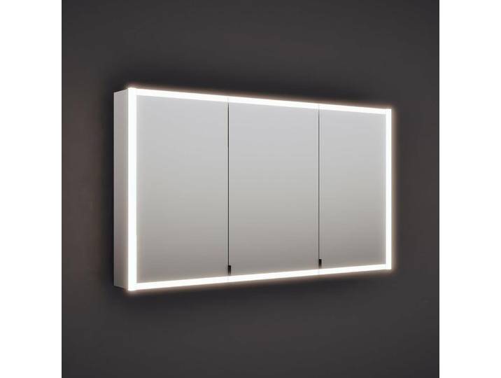 burgbad rl20 Spiegelschrank 142 cm, mit Klarglas Lichtrahmen 2372757 von Burgbad