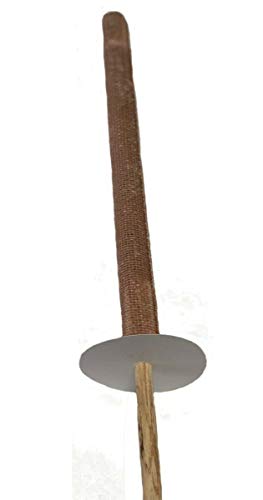 Burgenstern Flammschale Flammdose Outdoorkerze Gartenkerze Partykerze Feuerschale (1 Stück, Wachstuchfackel) von Burgenstern